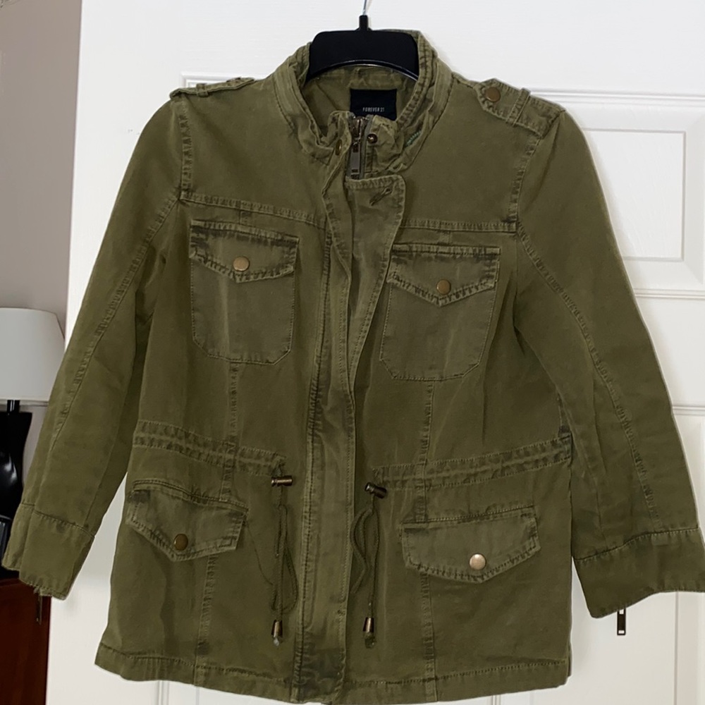 Army Green Jean Jacket